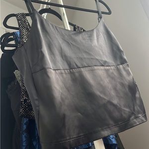 1990s satin corset top